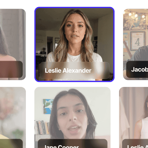 Choose an AI Avatar