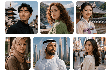 Authentic multicultural representation Hunyuan Image 3