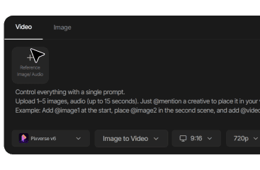 Write a camera-directed prompt for PixVerse V6 Write a camera-directed prompt for PixVerse V6